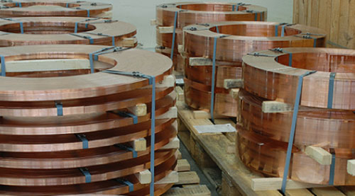 flat copper bar in coil price